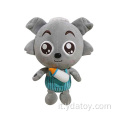 Grazioso bambino peluche piccolo grigio grigio